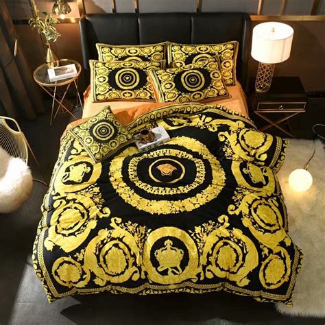 replica versace blanket|Versace bedding set queen.